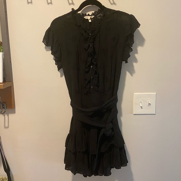 Rebecca Taylor Dree Eyelet Ruffle Dress; 8 - Picture 5 of 13